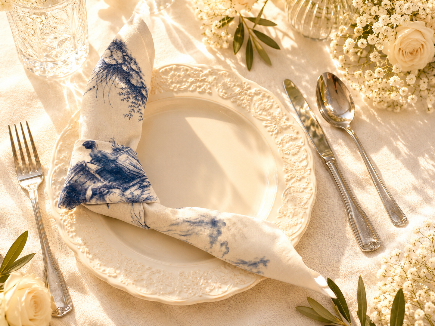 Azure Reverie Napkin Set